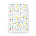 Minimal Geometric Hardcover Journal — Colorful Shapes Matte Notebook
